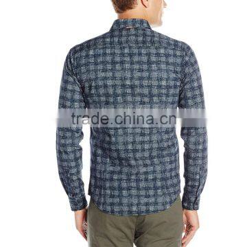 China Wholesale High Quality Flannel Custom Casual Shirt photo-2