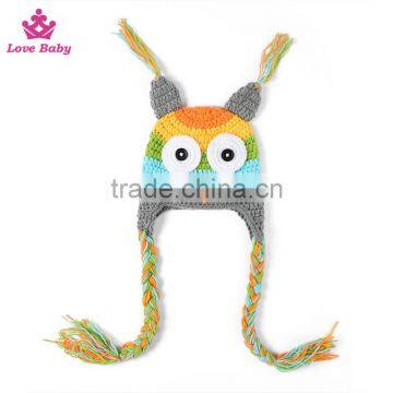 Lovely Baby Hot Sale Newborn Baby Infant Toddler Knit Crochet Photo Prop Costume Owl Hat