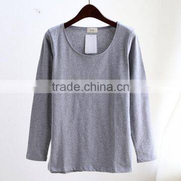 Made in China! Custom Made Ladies Elastic Bottom Shirt ,women Base Shirt photo-2