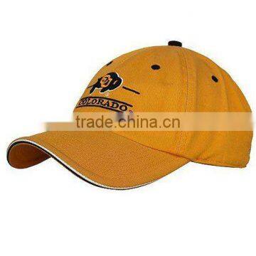 2012 fashion embroidery 100% cotton high quality golf cap