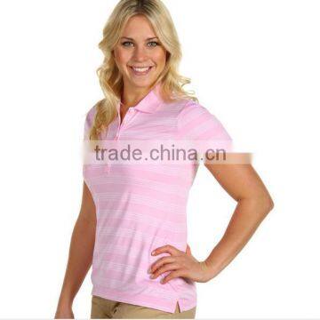 lady yarn dyed striped wholesale dhl polo shirt