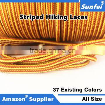 High Strength Round Shoelaces Hiking Climbing Backpacking Mountaineering Walking Skate Boot Shoelace All Sizes In Various Colors photo-5