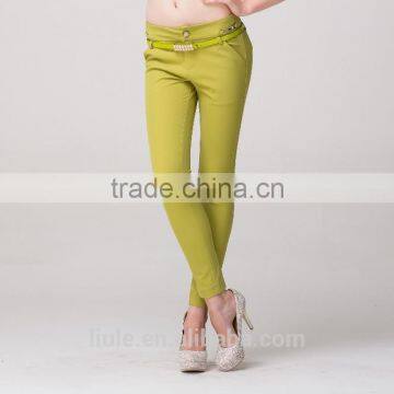 New Design High Waist Tight Korean Style Women Fashion Pants photo-5