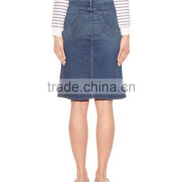 High Quality Denim Skirt Latest Long Skirt Design for Ladies