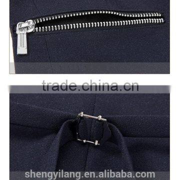 Stylish Classical Chest Pocket Suit Vest / Slim Fit Suit Vest/Back Textured Belt Suit Vest T161208 photo-5