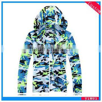 Zipper Thin Pocket Full Sublimation Printed Hoodies