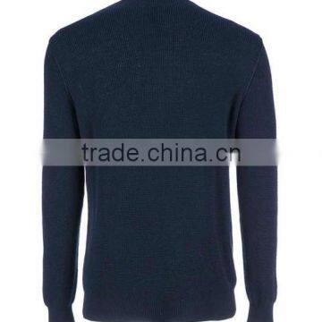 2017 Cotton Design Pullover Crewneck Sweater for Men With Zipper photo-5