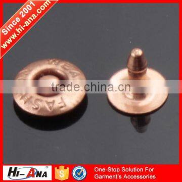 hi-ana button2 20 QC staffs ensure the quality Good supplying rivets for clothes