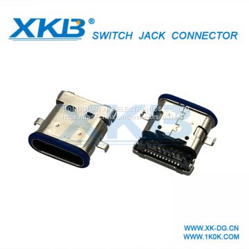 Waterproof USB3.1 connector Type-C connector