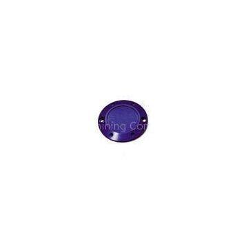 100% CNC Custom Machining process aluminum bule anodized turned cover part