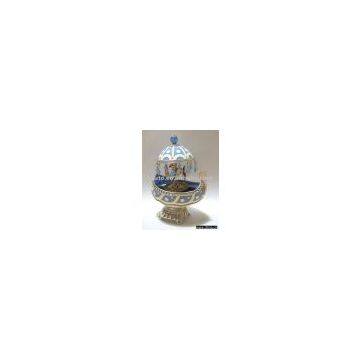 Eggshell Jewelry Box/eggshell Carving/Eggshell Music Box/Natural Eggshell Jewelry Box/goose Eggshell Music Box