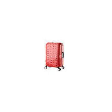 Portable ABS luggage set with 150D nylon interior lining four wheel luggage sets