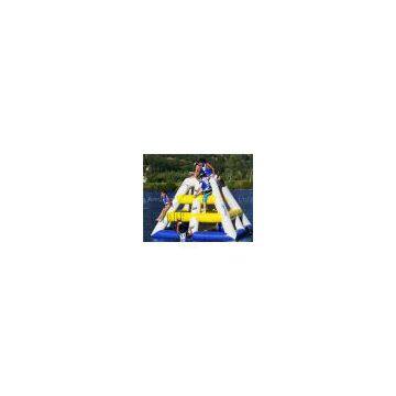 cheap giant inflatable water toys / inflatable water slide and trampoline combo