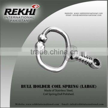 Pakistan BULL HOLDERS COIL SPRING,bull holders,titular de toro,veterinary instruments