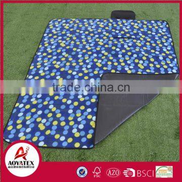 2016 China promotional polyester picnic blanket,recycled polar fleece picnic blanket