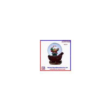 christmas snow globe,water globe,polyresin water globe