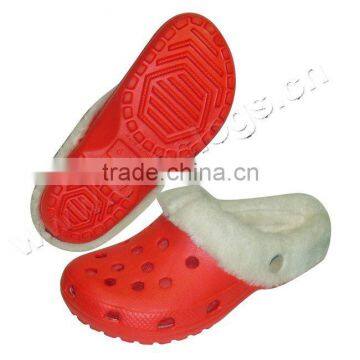 PSelling well Eco-friendly Custom Fashion Hot sales Fashion Various styles Best Various styles Fur lining clogs Fur lining clogs