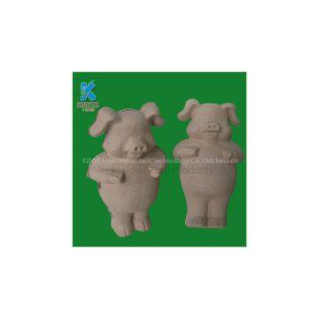 Environmental Paper Pulp Animal Tray, Gift,DIY Color Can be photo-1
