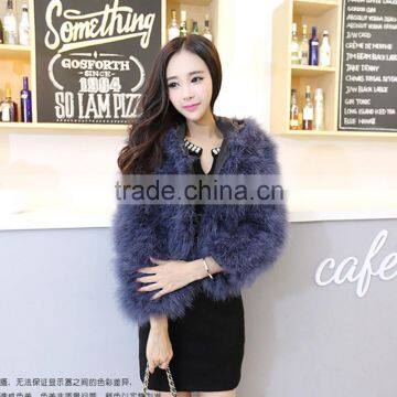 SJ013-01 Super Quality Fur Garment Quality Manual/Warm Winter Coat