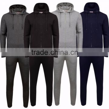 MENS TRACKSUIT SET FLEECE HOODIE TOP AND PANTS