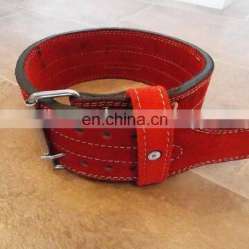 13mm Red Double Prong Beltfor Fitness