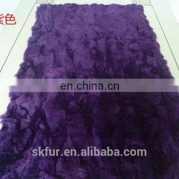 Factory direct supply softtextile rabbit fur blanket