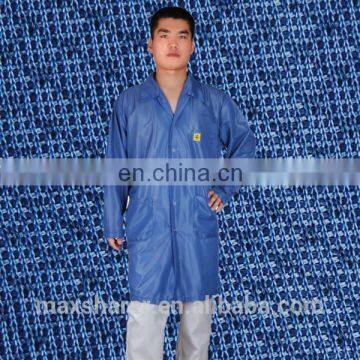 Hot selling High quality ESD Clothing Antistatic Diamond Knitted Smock