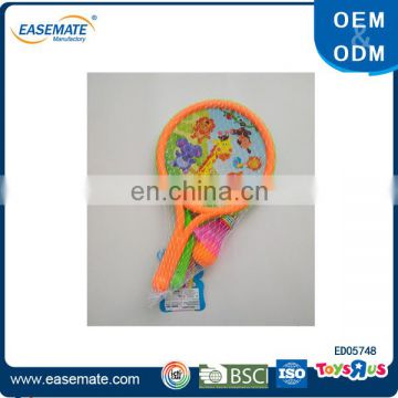 Sport set table tennis racket and plastic bags tennis racket