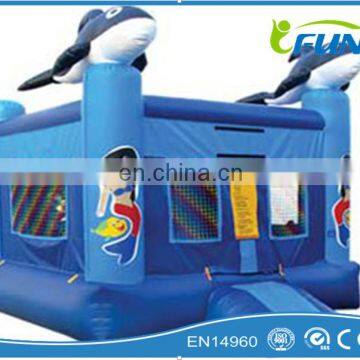 inflatable dolphin bouncer for sale/ dolphin inflatable bouncer/inflatable ocean dolphin bouncer for sale