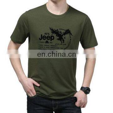 short sleeve o neck shirt loose cotton t shirt custom t shirt printing for man