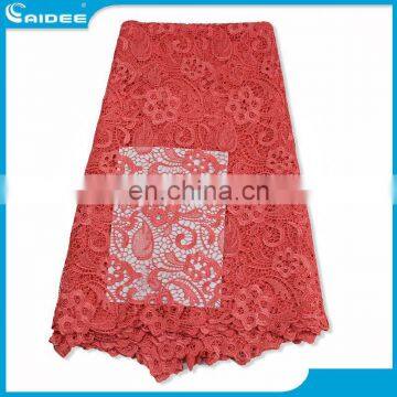 famous wedding gowns crochet lace fabric made in China