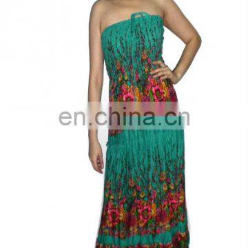 New Women Bohemian Tail Hawaiian Long Beach Dress