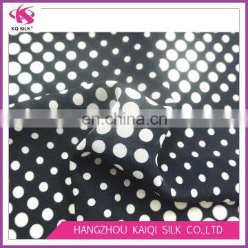 Hot Sale French Silk Fabric Silk Crepe Fabric CDC Geometric Dot Print Silk Crepe de Chine Fabric for Dress | Blouse
