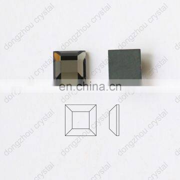 DZ-1008 flat back crystal stones with or without holes for dress making