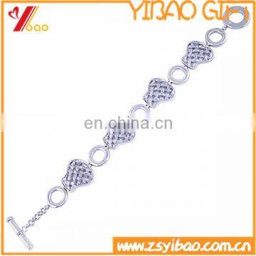 Customized Beautiful Rhinestone And Crystal Chain&link Bracelet As Gift Or Souvenir