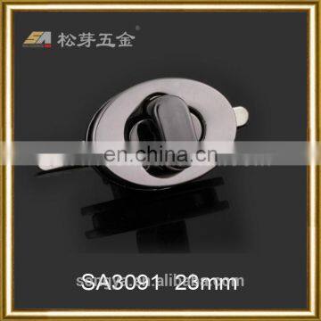 Fashion Girl Bag Lock Hardware Metal, Glossy Finished Zinc Alloy Twist Lock Hardware photo-3