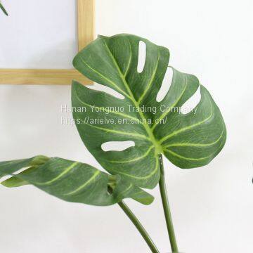 High Quality Artificial Plant Photography Props Real Touch Latex Turtle Leaf photo-4
