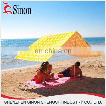 China supplier use canvas fabric easy up beach tent with UV protect