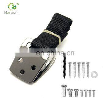 Furniture safety strap anti-tip tv strap with metal part