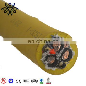 Oil industry best apply Submersible EPDM insulation and jacket round cable 2 AWG 4AWG Factory price