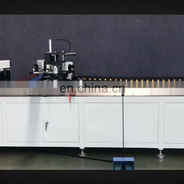 Aluminum window making double head corner crimping machine