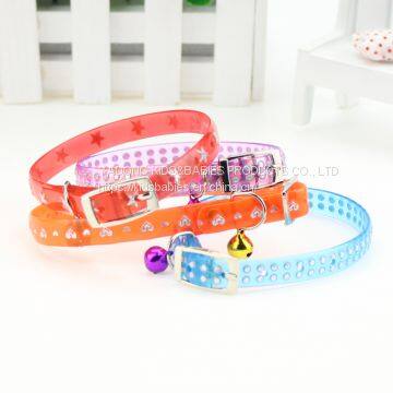Puppy PVC Collar With Bell Neckband Pet Cat Collar Pet B2 photo-4