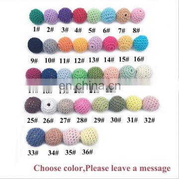 20mm Crochet Beads Balls for Baby Nursing Teething photo-3