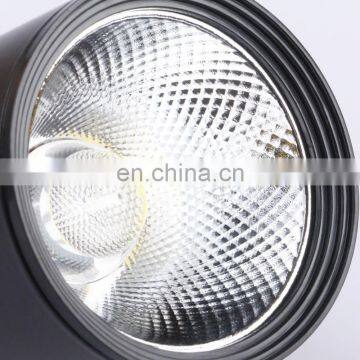 Black Color 30w Led Track Lighting System High Cob Spotlight for Commercial photo-3