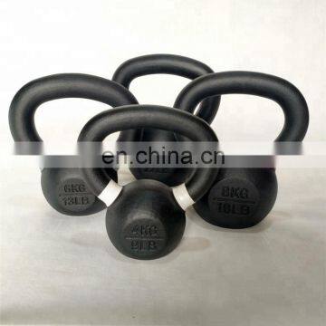 Wholesale Black Powder Coated Cross Fitness Kettlebells photo-4