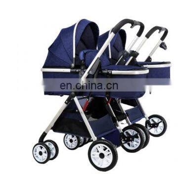 Multifunction 2 in 1 Reversible Twin Baby Stroller photo-4