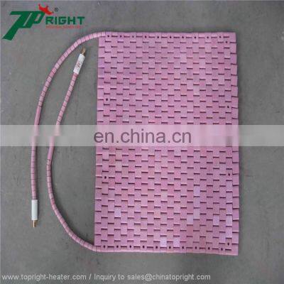 Preheating / heat treatment electric flexible ceramic rope heater element CP15V80 heating pad