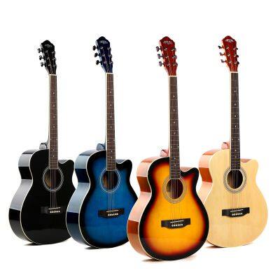 Caravan Music Acoustic Guitar HS-4010 40 Inch Guitar wholesale factory OEM guitar made in China