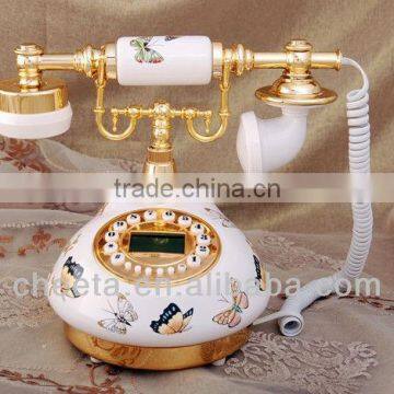 antique telefone de porcelana