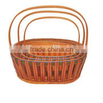 Oval Wooden Gift Baskets